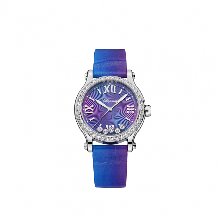 Montre Chopard Happy Sport 33mm Automatique Cadran Purple Night